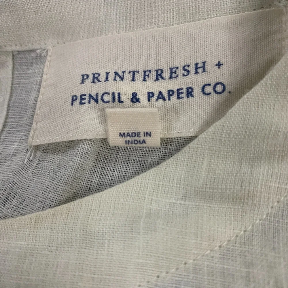 Printfresh Pencil + Paper Co Linen Dress size XL Floral - Picture 4 of 11